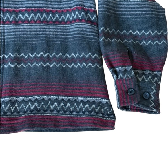 Woolrich Women’s Size M  Aztec Southwestern Wool Blend Jacket Full Zip Cowgirl - Picture 4 of 10